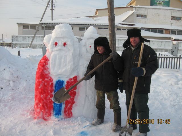 Снежные городки Борики.