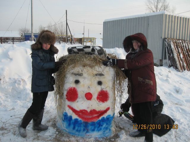 Снежные городки Борики.